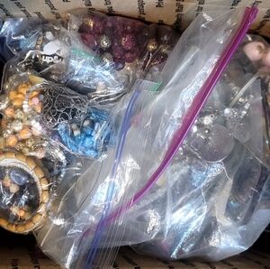 Mixed Jewelry Lot with Beads and Charms